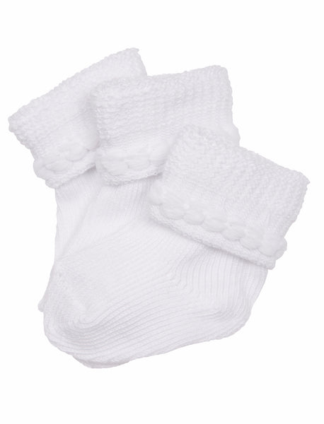 3-Pack Cotton Infant Bootie