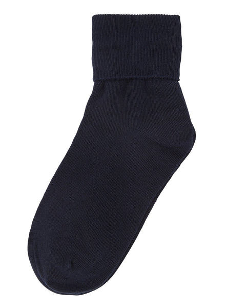 Single Cuff (Comfortoe) Navy Socks