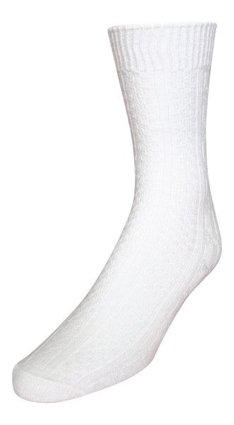 Acrylic & Spandex Cable Knit Knee Hi's Socks