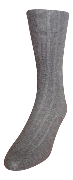 Cotton Wide Rib (Comfortoe) Knee Hi's Socks