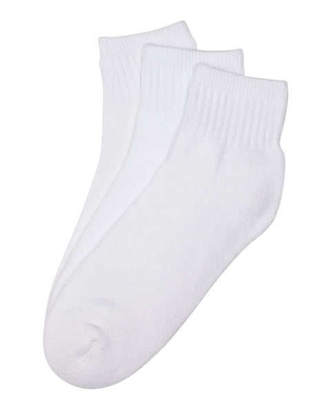 3-Pack 3x1 Rib Quarter Sock (Half Cushion-Comfortoe) Socks