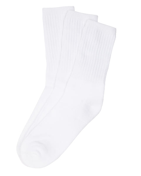3-Pack 3x1 Rib Crew (Half Cushion-Comfortoe) Socks