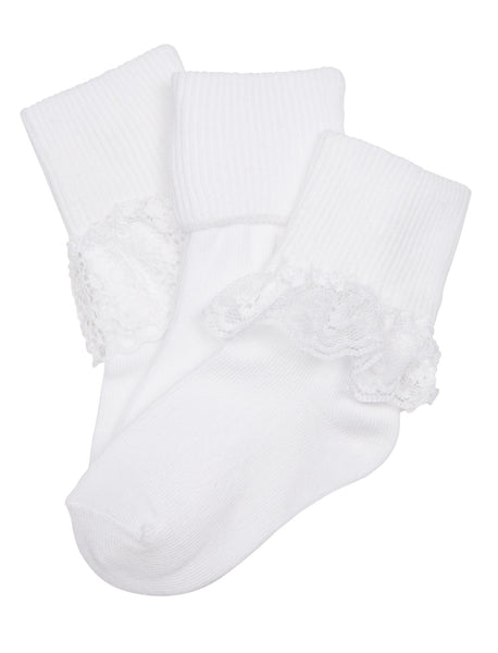 3-Pack Lace Wardrobe On Single Cuff Socks