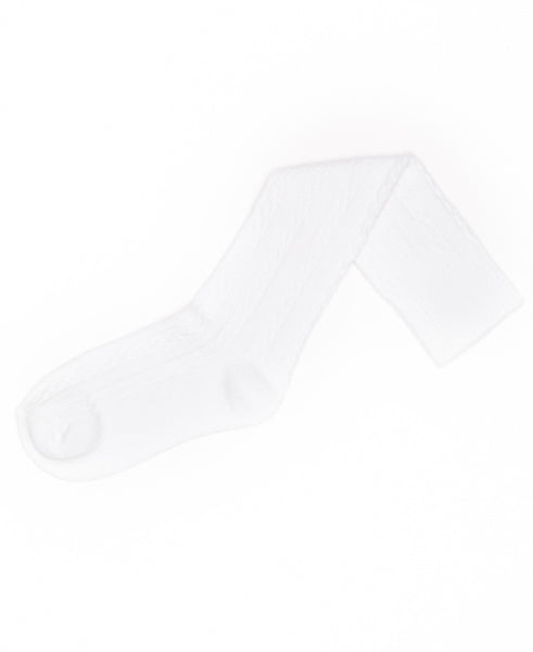 Cotton & Spandex Cable Socks