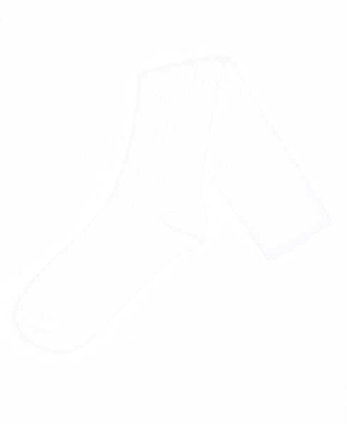 Acrylic & Spandex Cable Knit  Socks