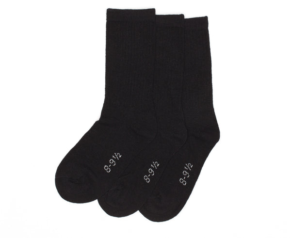 3-Pack Cotton Crew (Comfortoe) Socks