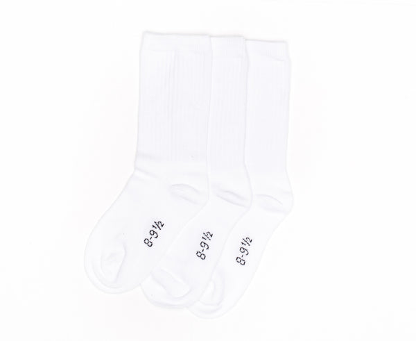 3-Pack Cotton Crew (Comfortoe) Socks