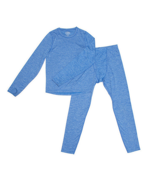 Space Dye Long-Sleeve w/ Thumbholes Thermal Set